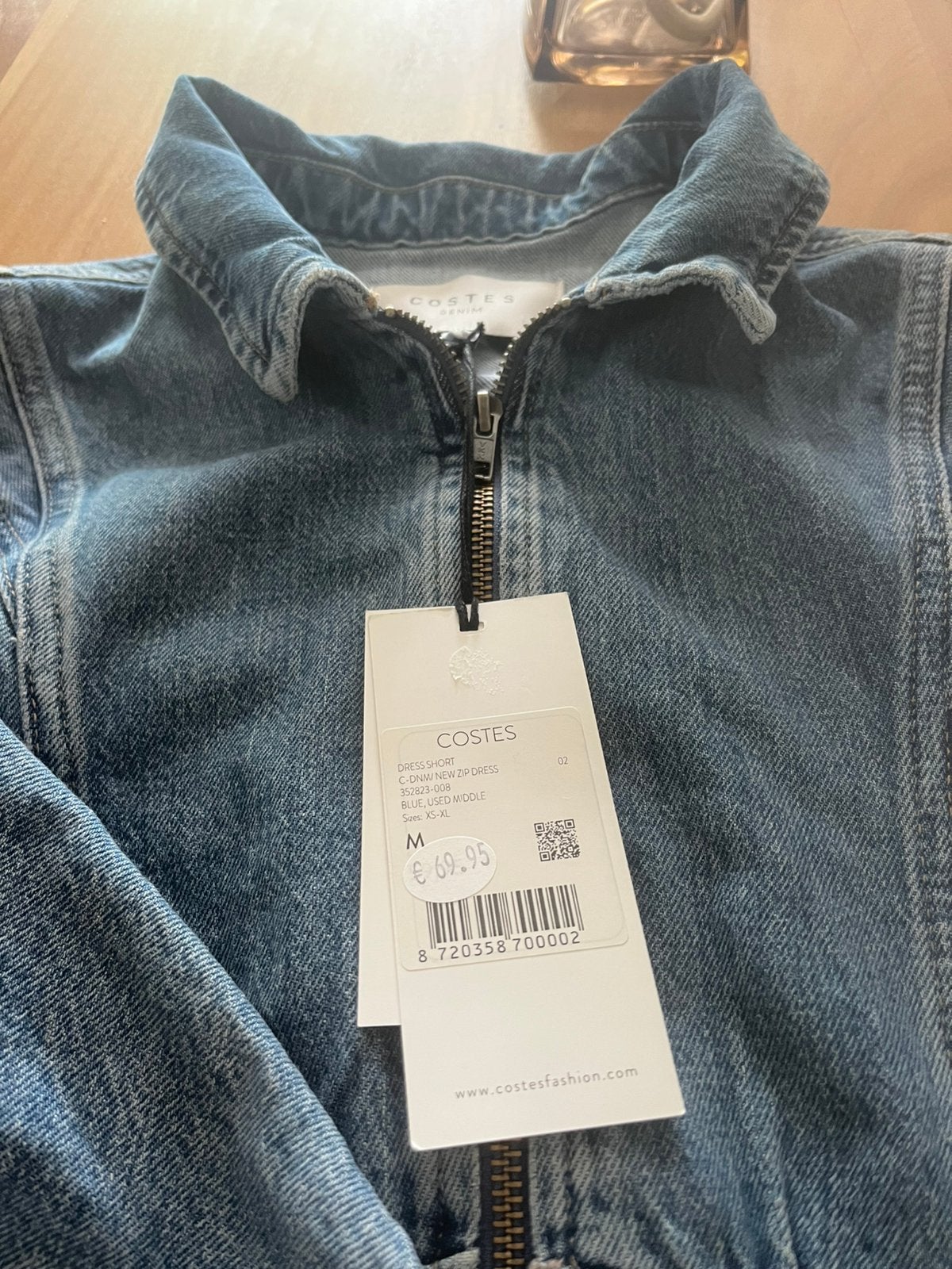 Jurkje nieuwstaat, Kleding | Dames, Jurken, Maat 38/40 (M), Blauw, Nieuw, Ophalen of Verzenden
