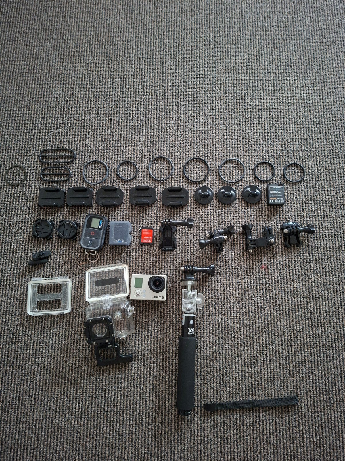GoPro Hero 3 (black edition) met uitgebreide accessoires set, Ophalen