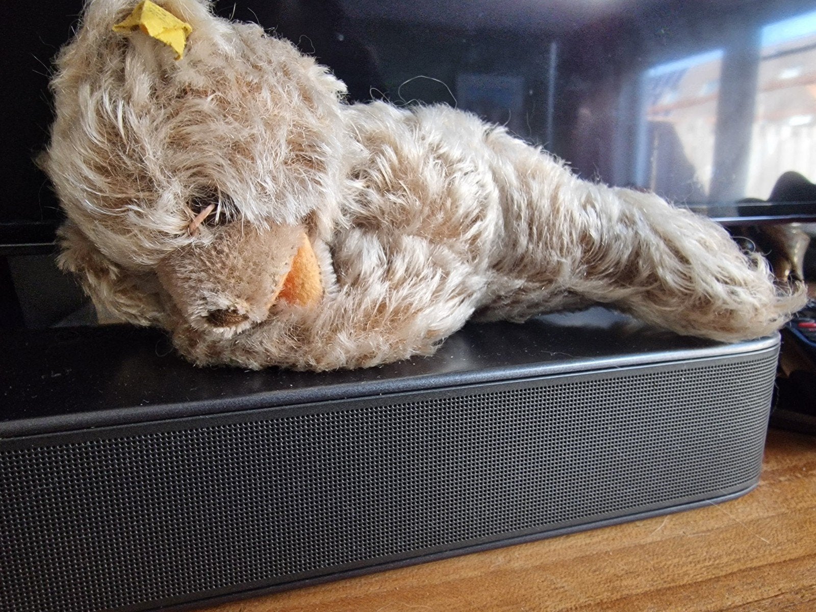Vintage Steiff Beertje met Gele tag, Ophalen of Verzenden