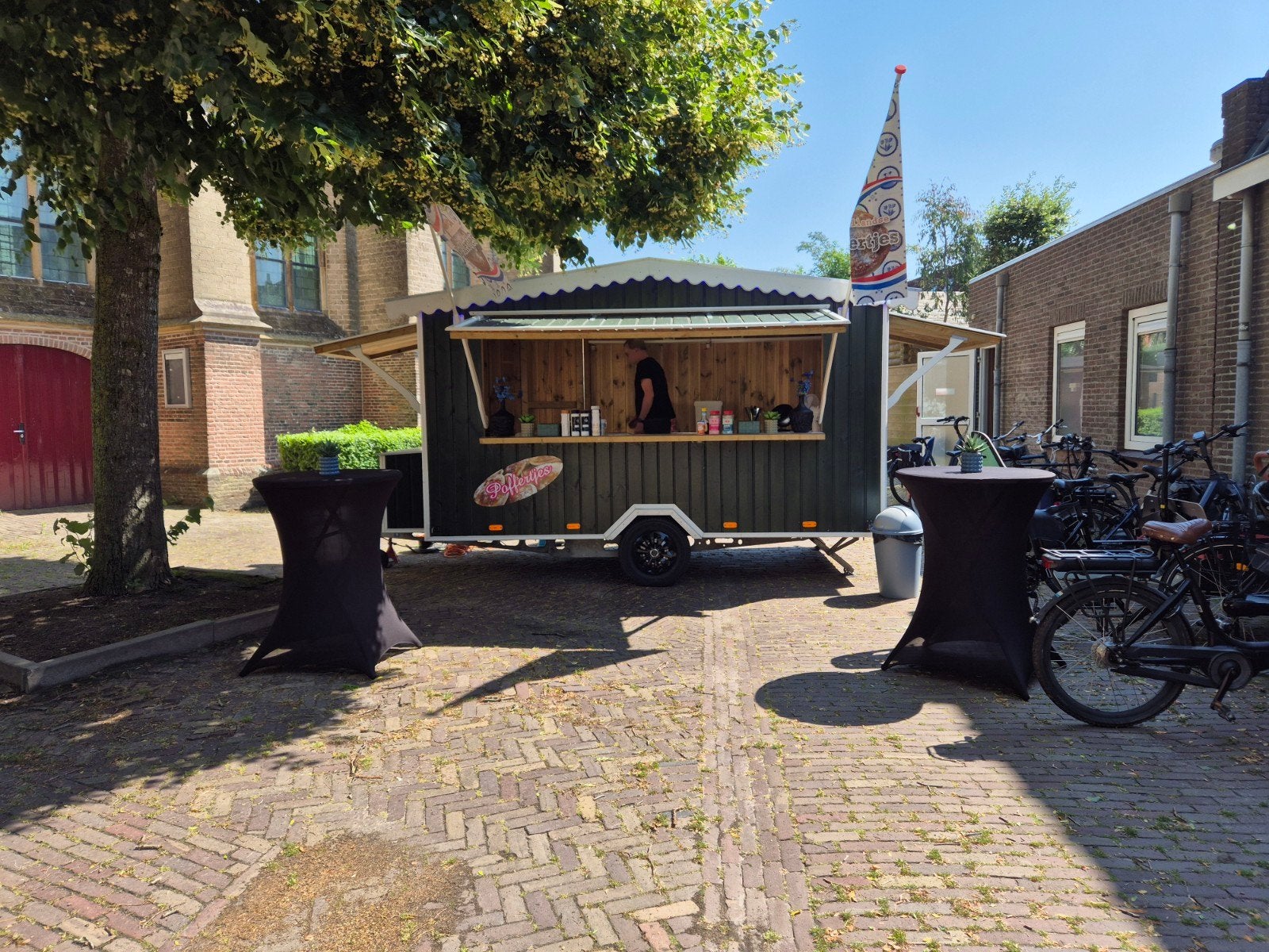 Poffertjeskraam te huur voor evenementen, Ophalen, Zo goed als nieuw, Overige