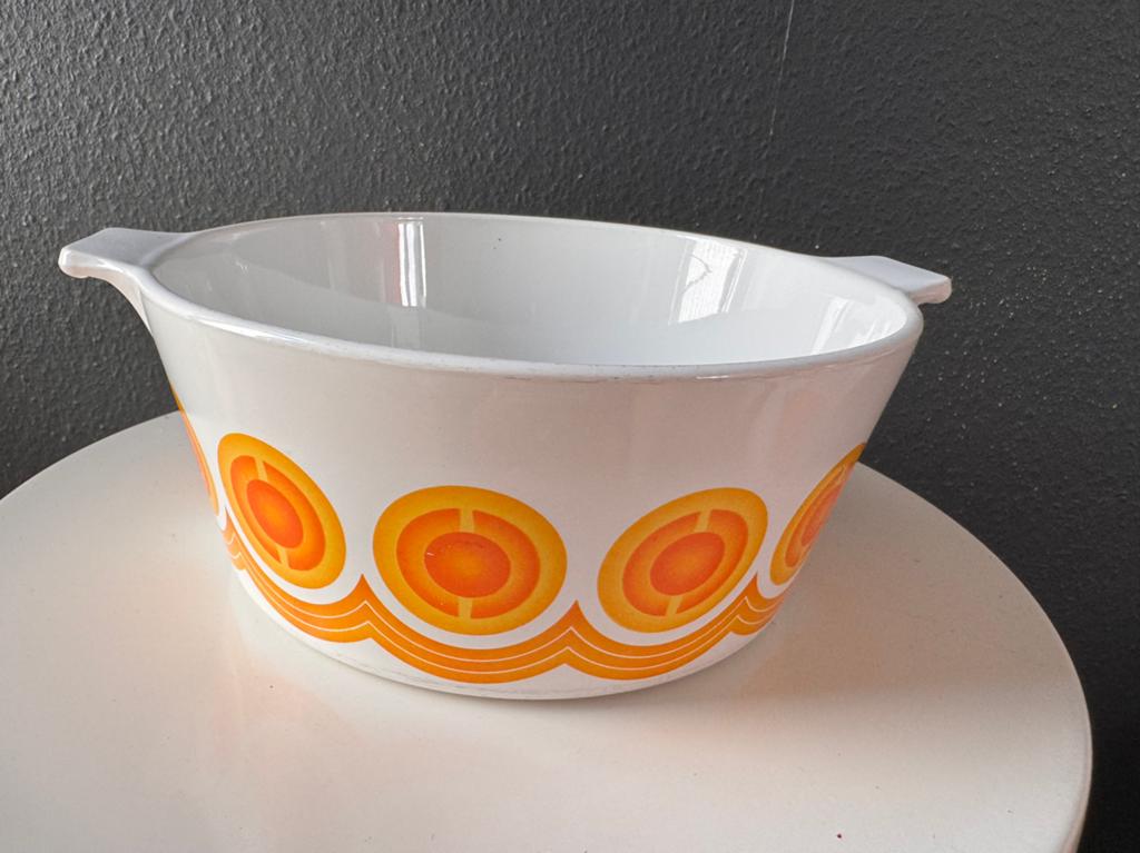 Pyroflam ovenschaal 22 cm doorsnede  vintage, Ophalen of Verzenden, Huis en Inrichting