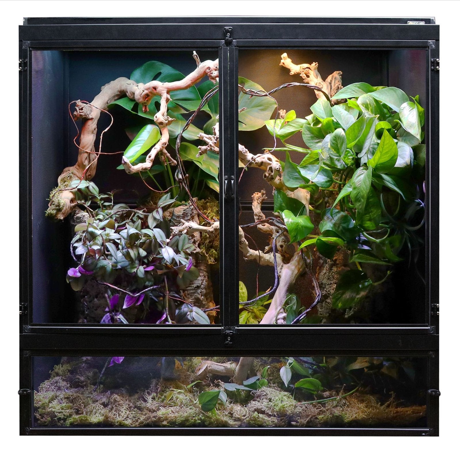 Reptibreeze double door 90x45x90 hybride terrarium, Dieren en Toebehoren, Ophalen of Verzenden, Zo goed als nieuw