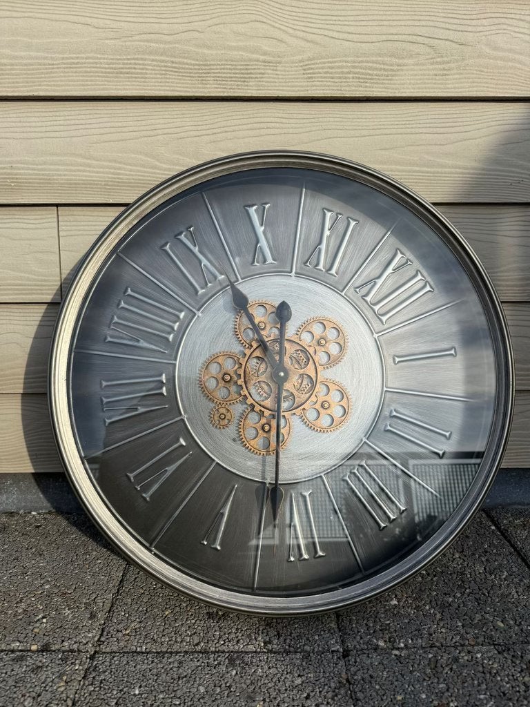 Klok Loods 5 diameter 60 cm, Ophalen, Zo goed als nieuw, Wandklok