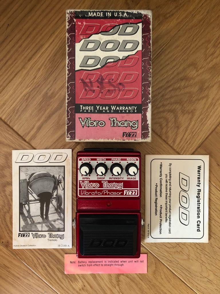 DOD FX22 Vibro Thang Vibrato / Phasor V1, Muziek en Instrumenten, Effecten, Verzenden, Gebruikt, Overige typen