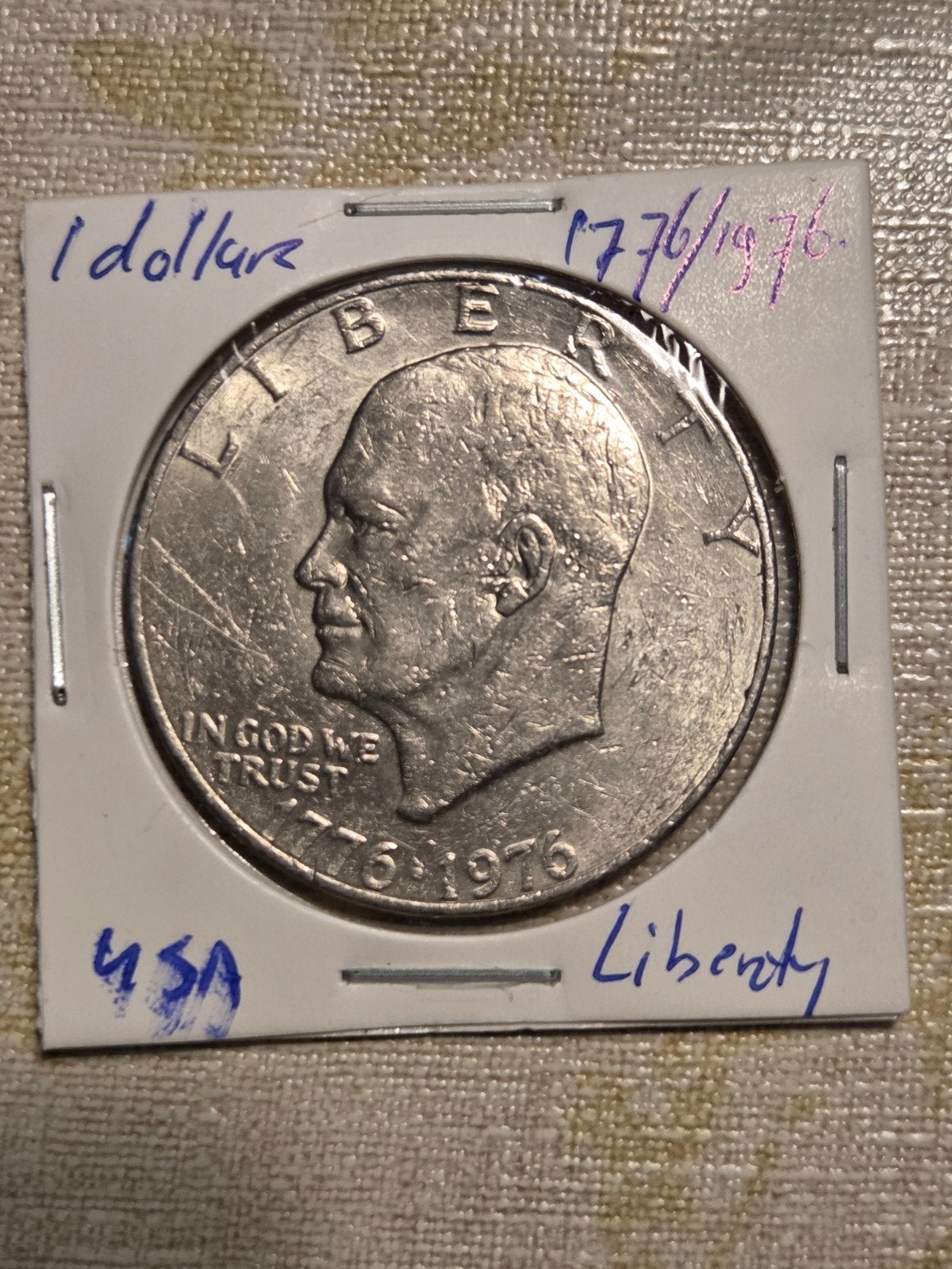 1776/1976 Eisenhower Dollar USA - Bicentennial Munt, Ophalen of Verzenden, Noord-Amerika, Losse munt