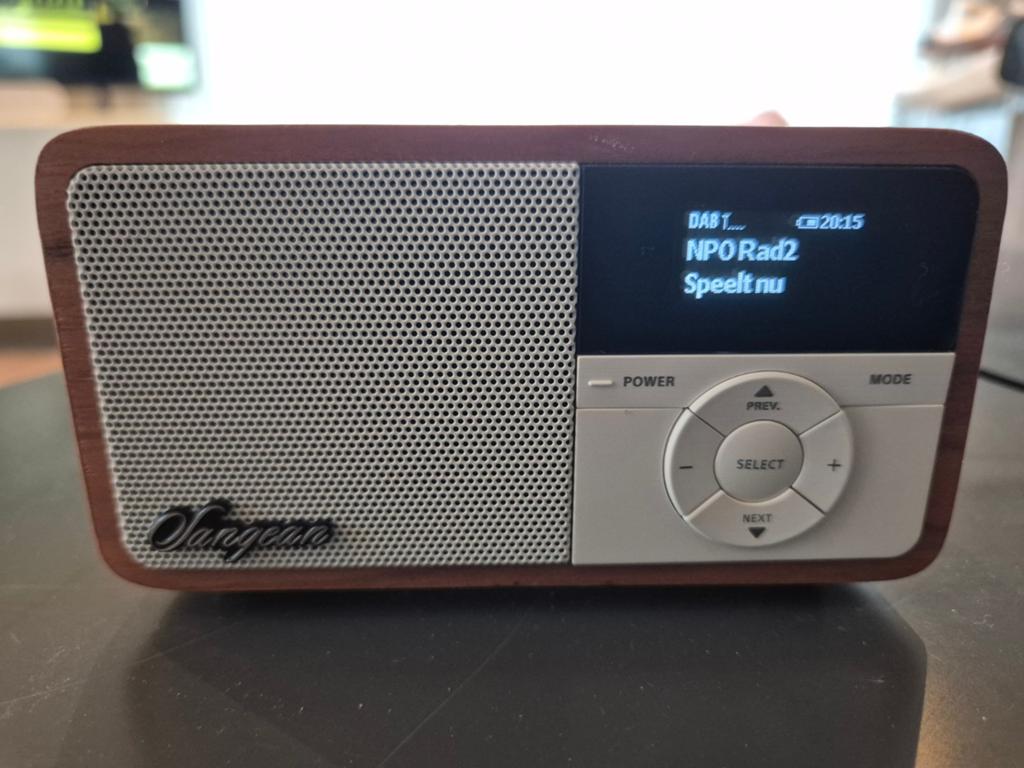 Sangean DDR-7X DAB+/FM Radio met Bluetooth, Audio, Tv en Foto, Ophalen of Verzenden, Zo goed als nieuw, Radio