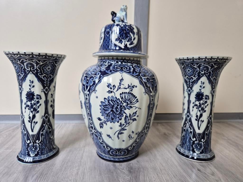 Delfts blauw kaststel, Antiek en Kunst, Antiek | Vazen, Ophalen