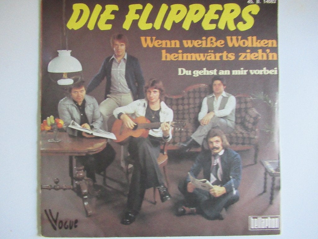DIE FLIPPERS # Wenn weibe Wolken heinwärts zieh'n/Du gehst, Cd's en Dvd's, 7 inch, Ophalen of Verzenden, Zo goed als nieuw, Levenslied of Smartlap