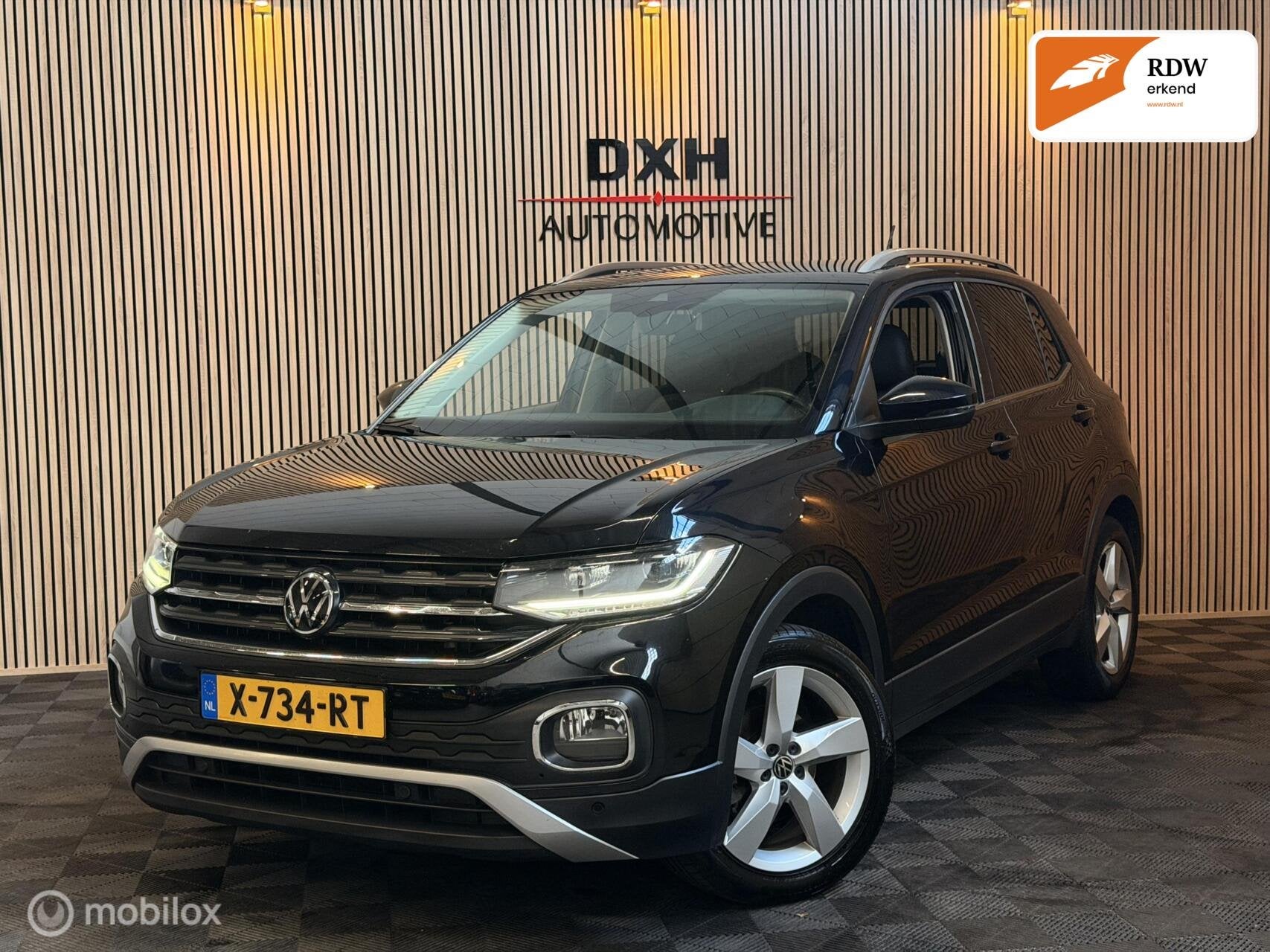 Volkswagen T-Cross 1.5 TSI DSG Style ACC CARPLAY, T-Cross, 4 cilinders, 150 pk, Zwart