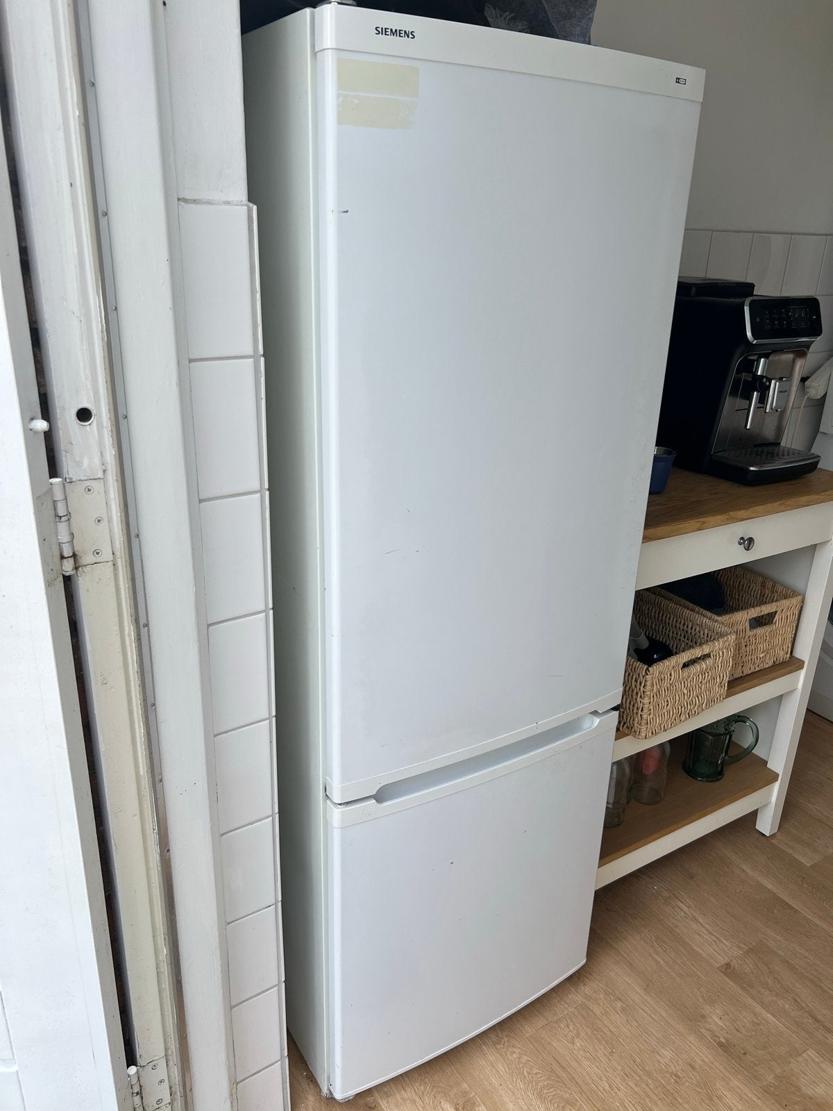 Siemens Koel-vriescombinatie - Wit, Gebruikt, Ophalen, 150 tot 200 liter, Gebruikt, 60 cm of meer