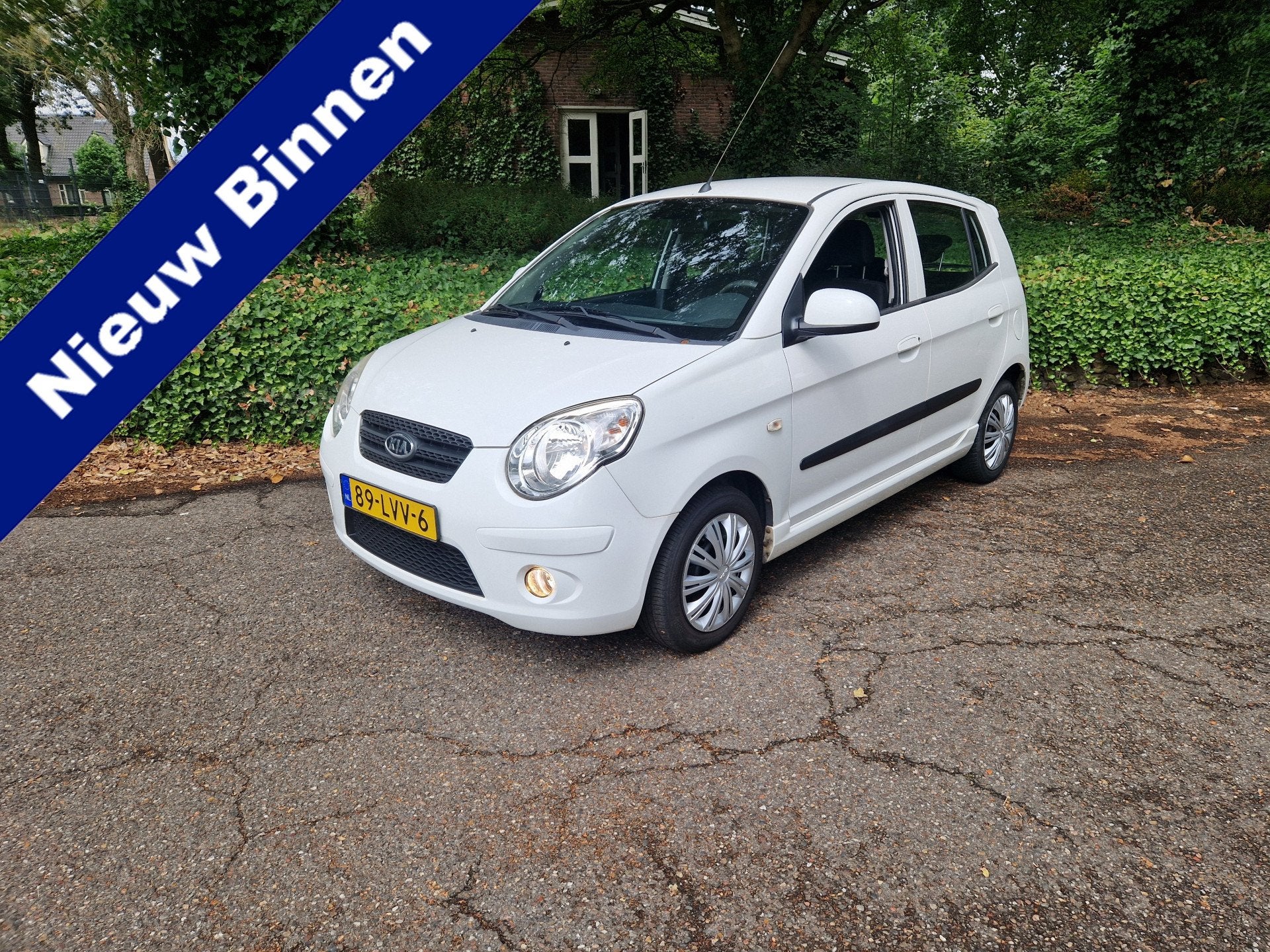 Kia Picanto 1.0, airco, apk 8-2027, 118900km, zie omschr., Auto's, 4 cilinders, 400 kg, Wit, Origineel Nederlands