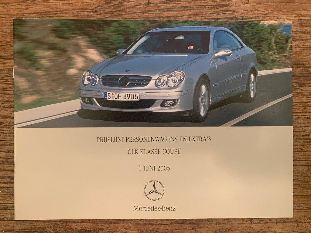 Prijslijst Mercedes-Benz CLK-klasse coupe facelift 2005, Nieuw, Mercedes-Benz, Mercedes, Ophalen of Verzenden