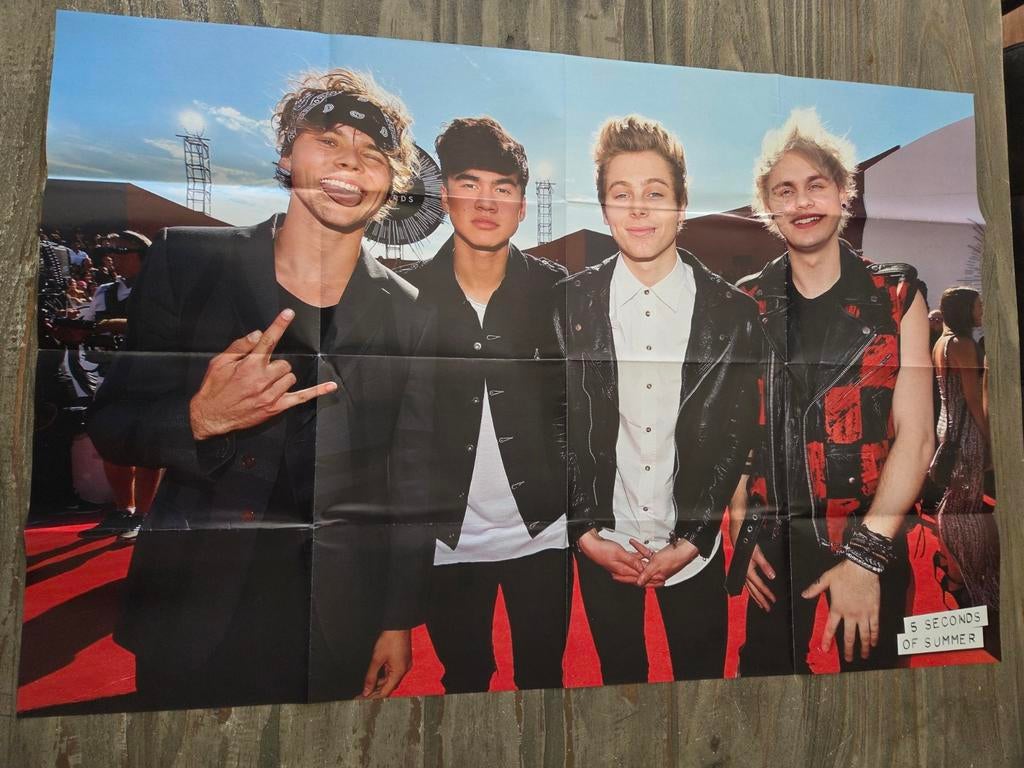 Poster Pakket van 5 Seconds Of Summer [5SOS], Verzenden, Zo goed als nieuw, A1 t/m A3