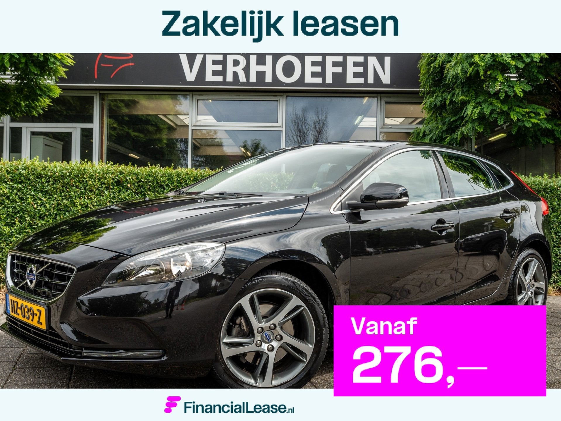 Volvo V40 2.0 T3 Summum | STOELVERWARMING | NAVI | CRUISE /, Voorwielaandrijving, Gebruikt, 4 cilinders, Zwart