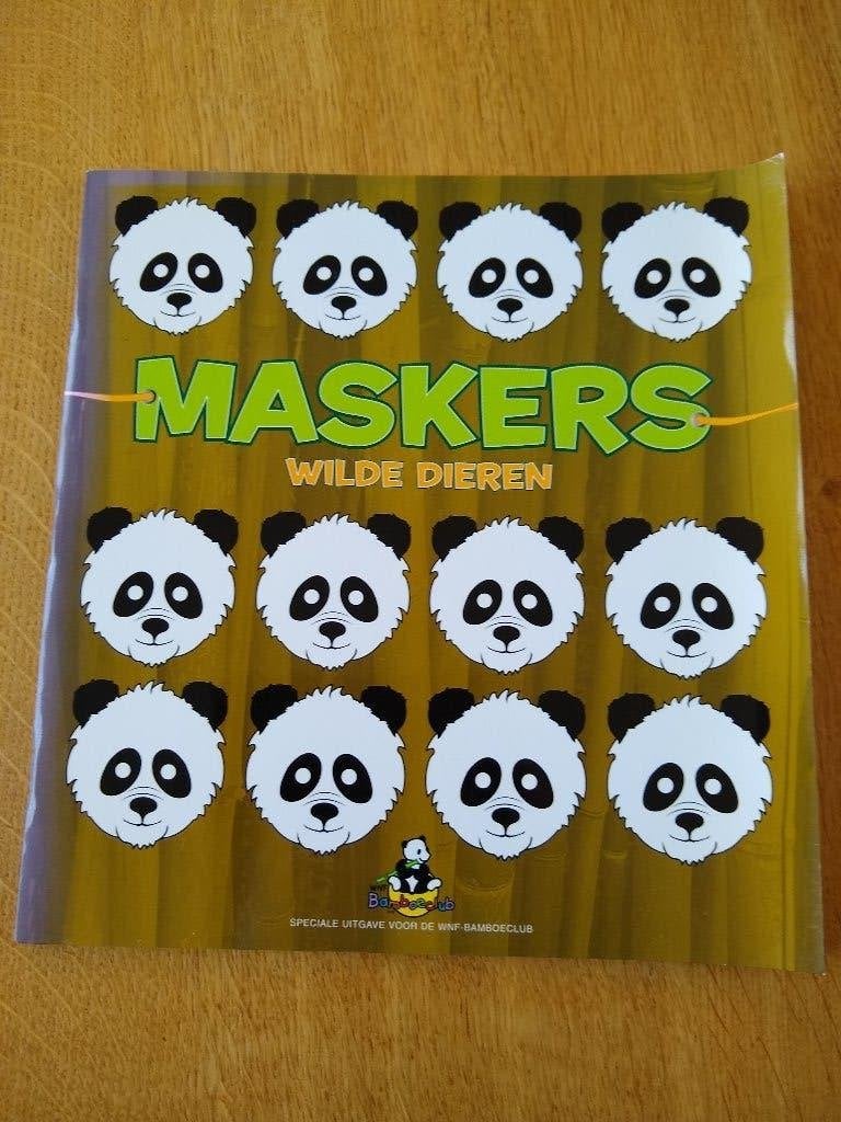 Maskers Wilde Dieren WNF Bamboeclub, Ophalen of Verzenden, Zo goed als nieuw, Overige onderwerpen