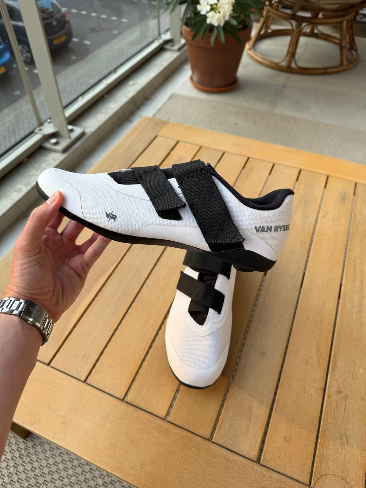 Witte Van Rysel fietsschoenen - Maat 44, Ophalen of Verzenden, Nieuw, Schoenen