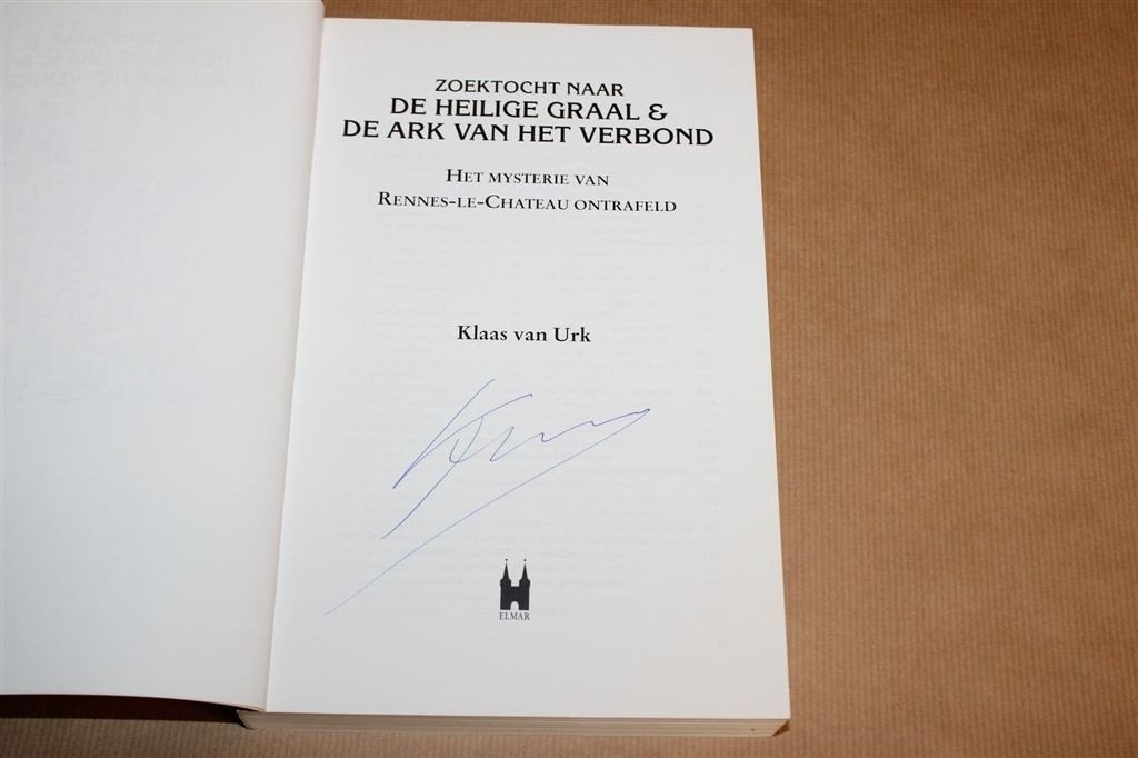 Gesigneerd: Zoektocht naar de Heilige Graal — Ark Mysterie, Ophalen of Verzenden, Zo goed als nieuw, Overige onderwerpen, Achtergrond en Informatie