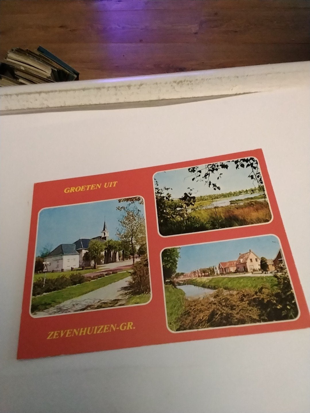 Ansichtkaart Groeten uit Zevenhuizen-Gr., Ophalen of Verzenden, 1960 tot 1980, Ongelopen, Groningen