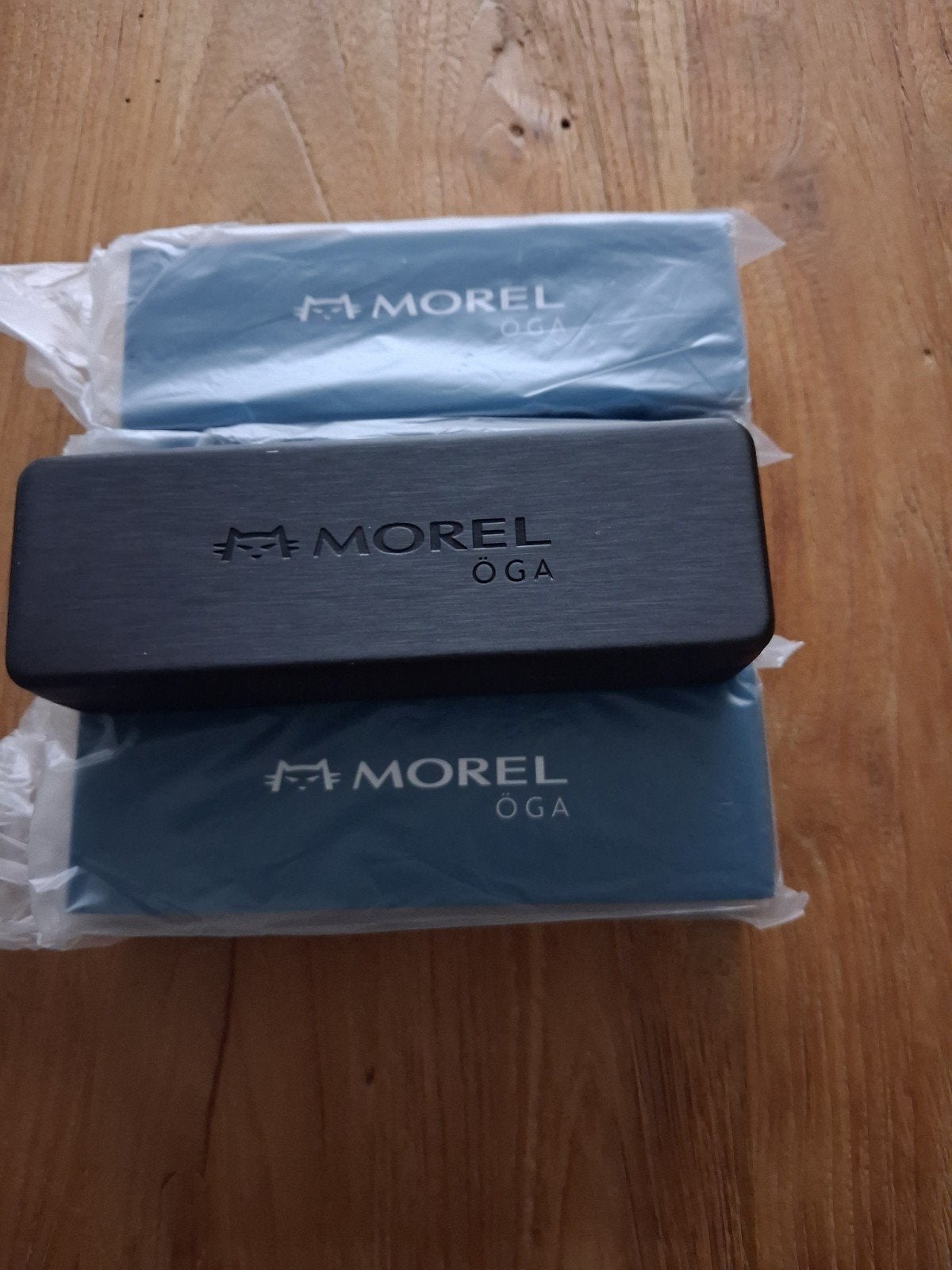 4x Morel brillenkoker - Origineel, nieuw en ongebruikt, Overige merken, Verzenden, Zwart, Nieuw