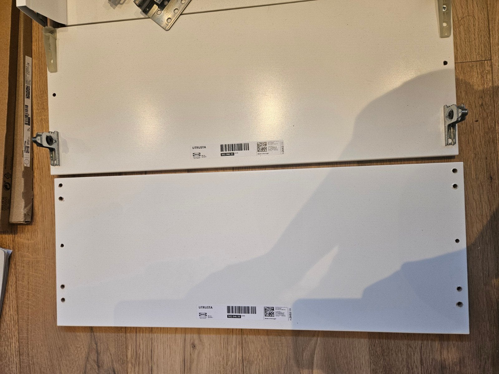 2X IKEA Utrusta ladefront hoog 60 cm wit, Huis en Inrichting, Ophalen of Verzenden, Nieuw