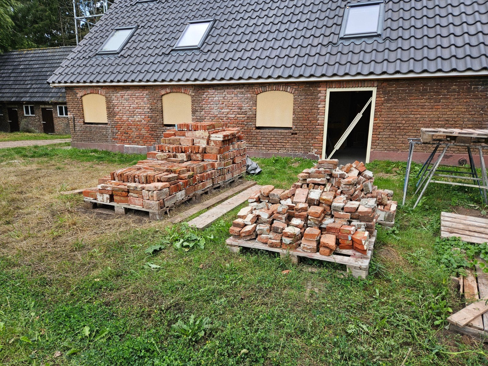 Restant antieke metselstenen, oude vechtformaat en andere, Doe-het-zelf en Verbouw, Metselstenen, Ophalen, Gebruikt, Bakstenen