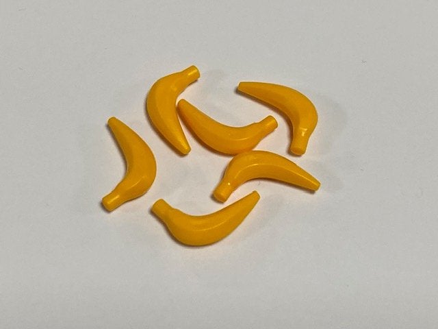Partij Lego 6x nieuwe banaan / banana in diverse kleuren, Overige thema's, Verzenden, Lego, Nieuw