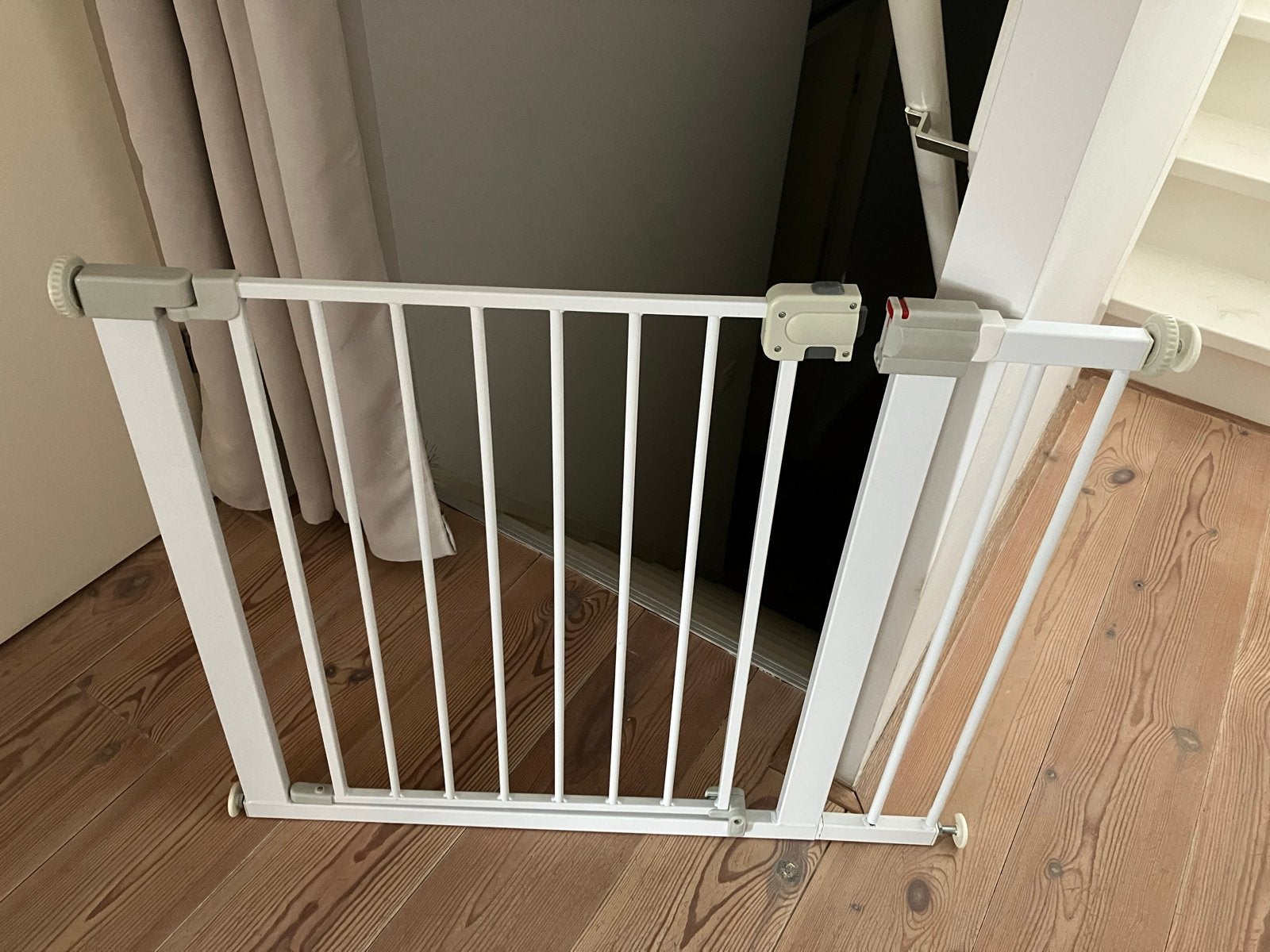 Traphekje (Safety 1st Easy Close Metal) - Wit, Ophalen, Gebruikt, Klemhekje, Metaal of IJzer
