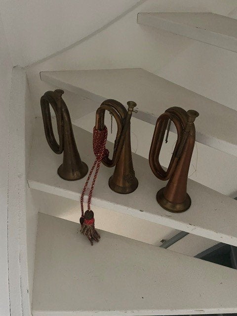Koperen militaire signaalhoorn, Ophalen, Landmacht, Nederland