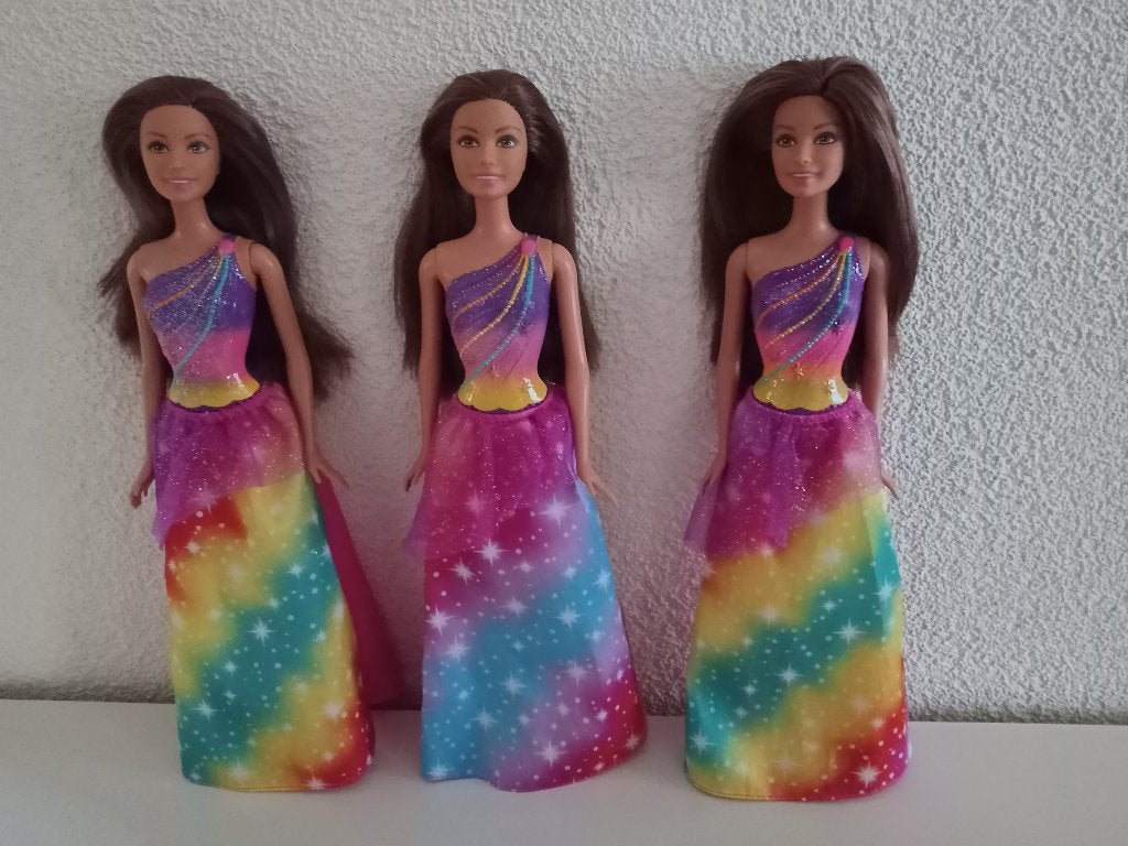 3 Barbie Dreamtopia Prinses Poppen DHM52, Ophalen of Verzenden, Gebruikt, Barbie