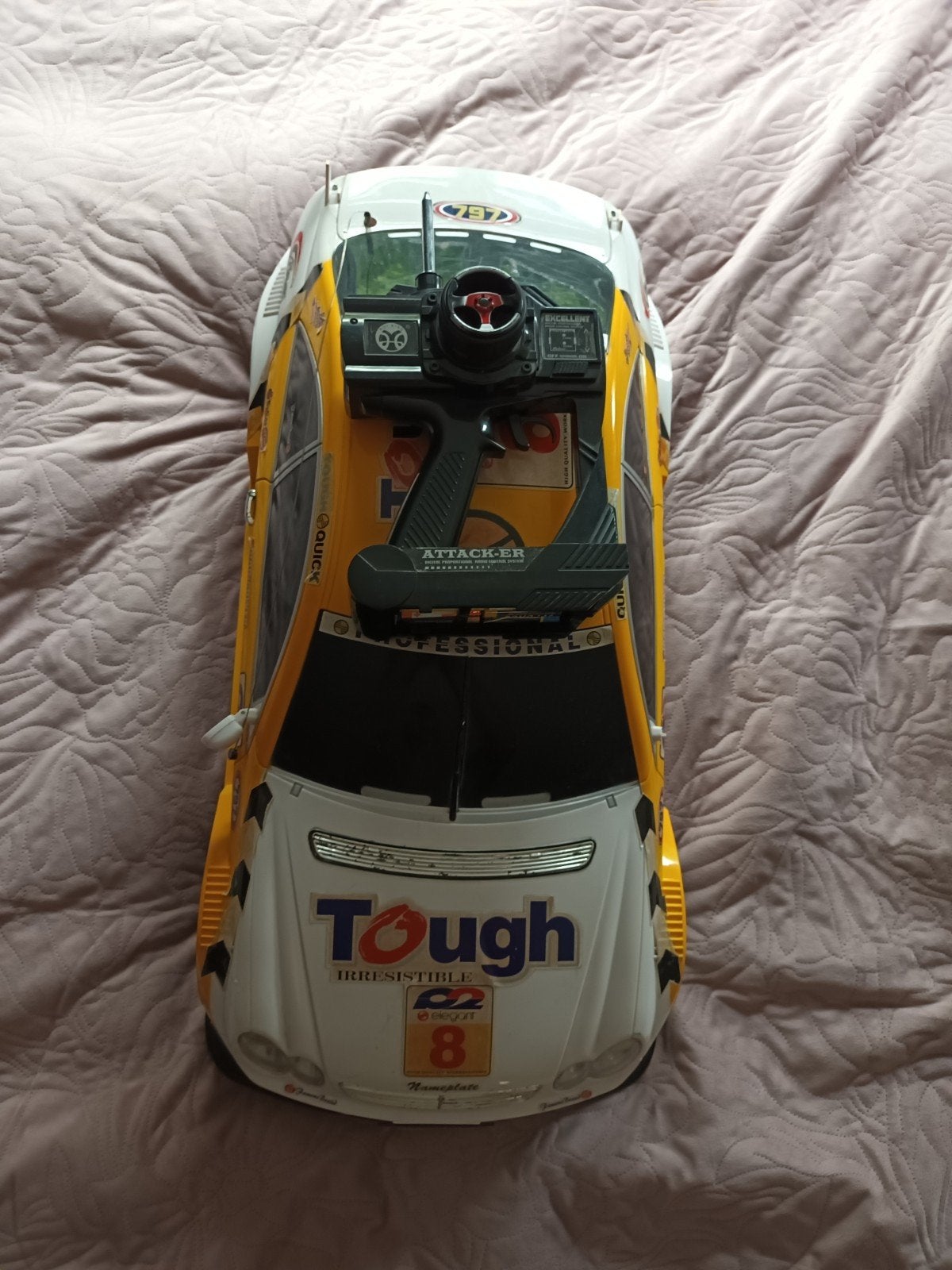 RC Auto Onroad - Mist 1 wiel, compleet met afstandsbediening, Zo goed als nieuw, Auto onroad, RTR (Ready to Run), Overige schalen