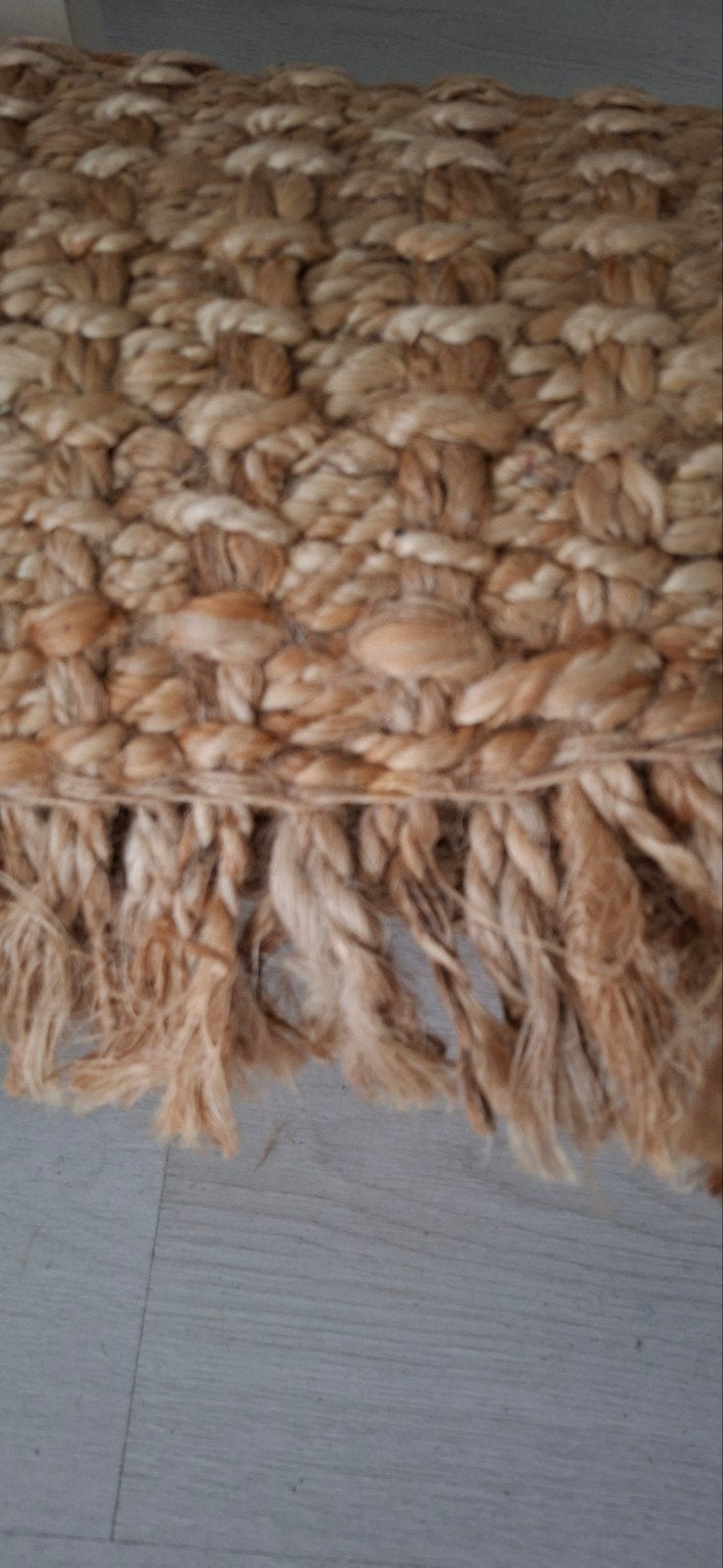 Vloerkleed Jute, Ophalen, 200 cm, 140 cm, Zo goed als nieuw