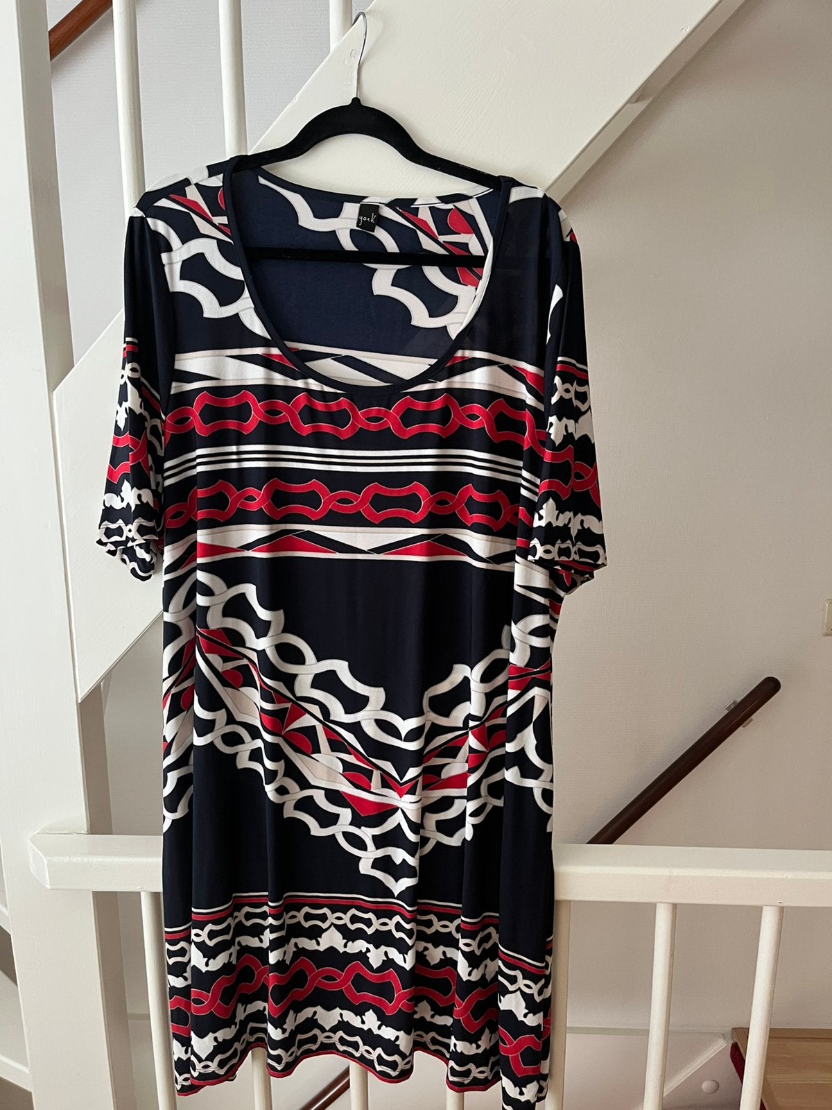 Yoek tuniek 52/54, Kleding | Dames, Verzenden, Zo goed als nieuw, Zwart, Blouse of Tuniek