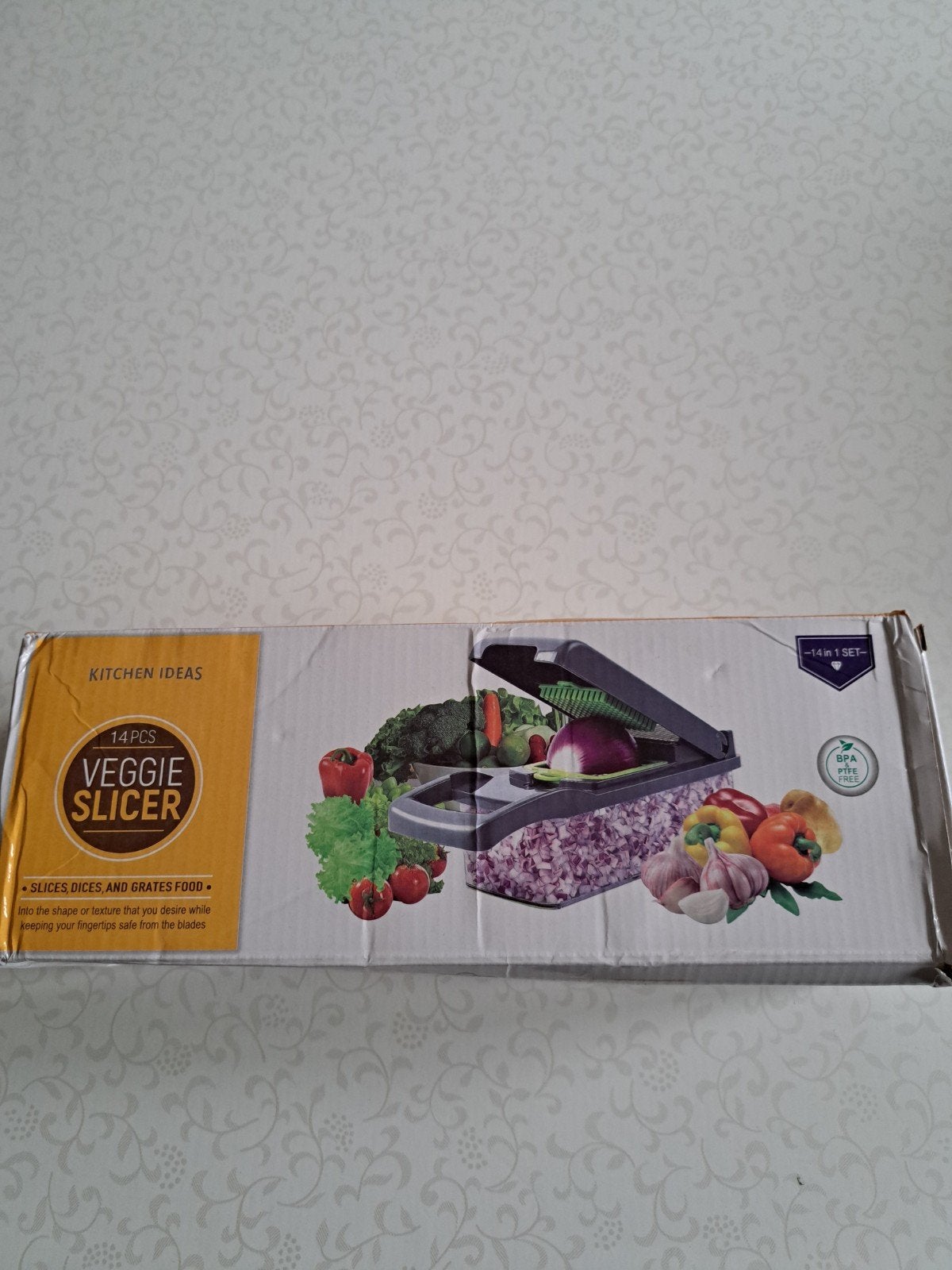 14-delige Veggie Slicer - Groentesnijder en Rasp, Overige typen, Kunststof, Nieuw, Ophalen of Verzenden