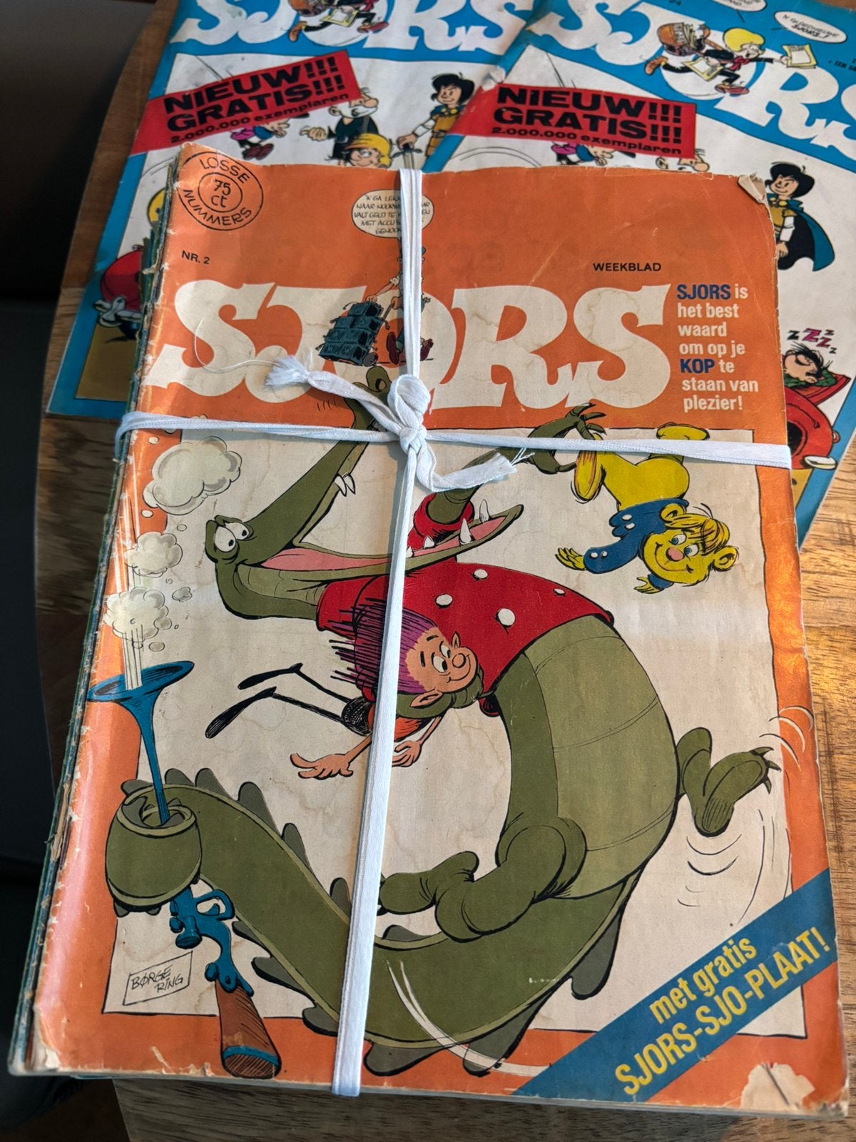 Sjors strips  1972, Gelezen, Europa, Ophalen of Verzenden, Meerdere comics