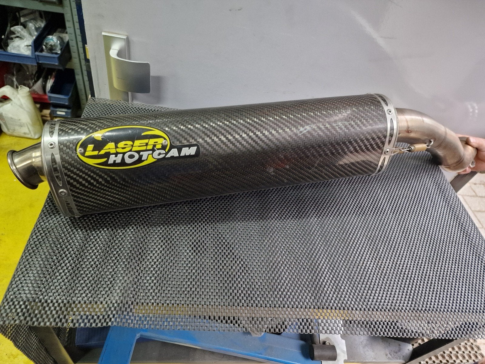 Laser Hotcam Motor uitlaat, Ophalen, Gebruikt