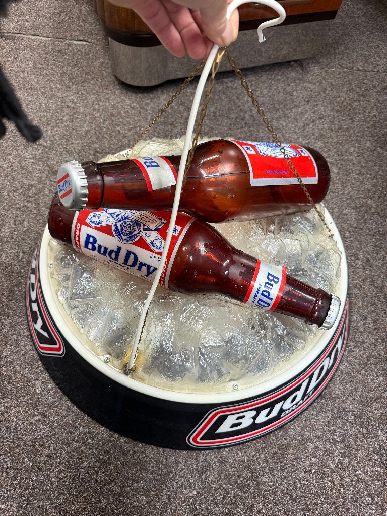 Budweiser Lamp in Top Staat en werkt goed Zeer Mooi en Gaaf, Verzamelen, Ophalen of Verzenden, Zo goed als nieuw, Overige typen