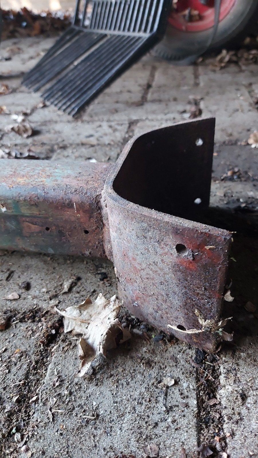 stalen balk of paal, Doe-het-zelf en Verbouw, Metalen, Ophalen