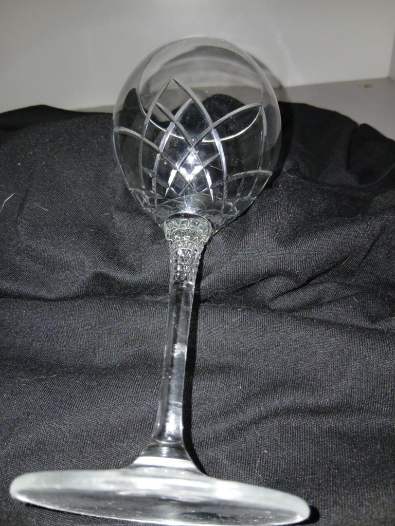 Set van 6 Elegant geslepen kristallen wijnglas, Ophalen