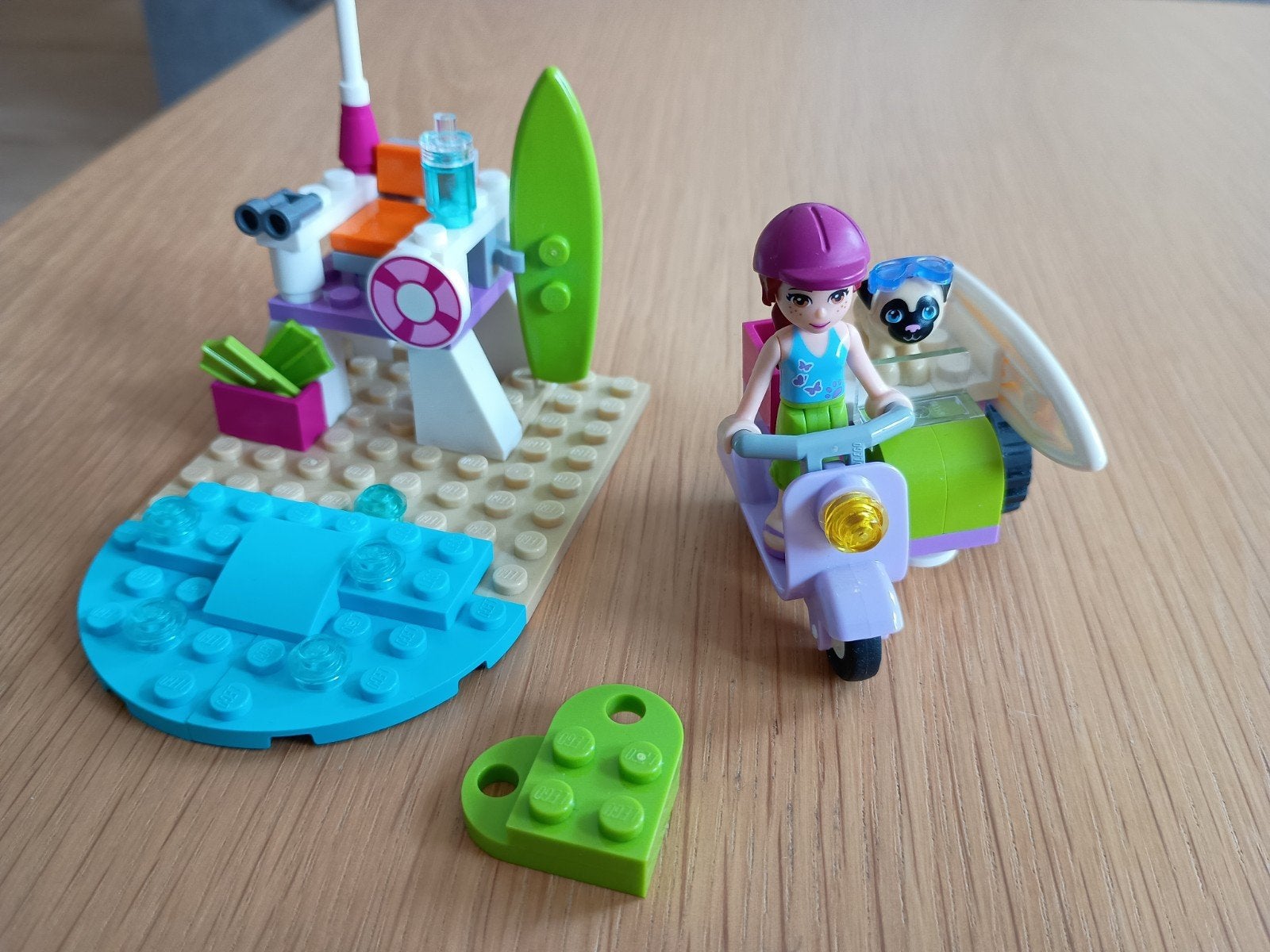 Lego Friends 41306 Mia's Strandscooter, Compleet, Lego, Friends, Ophalen of Verzenden