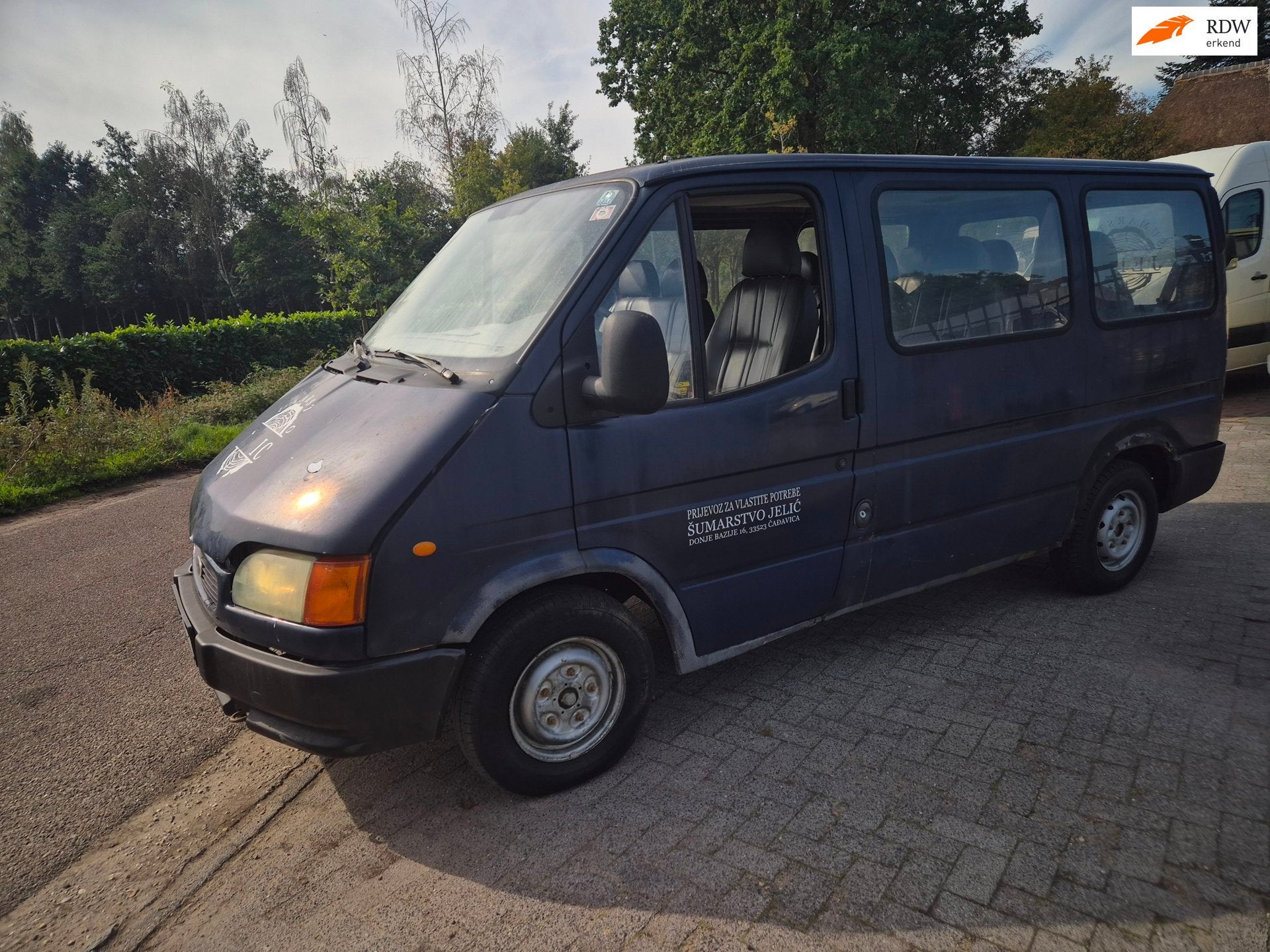 Ford Transit 2.5 DIESEL MANUEEL SHORT 1999 MINIBUS, Euro 2, Gebruikt, Origineel Nederlands, Bedrijf
