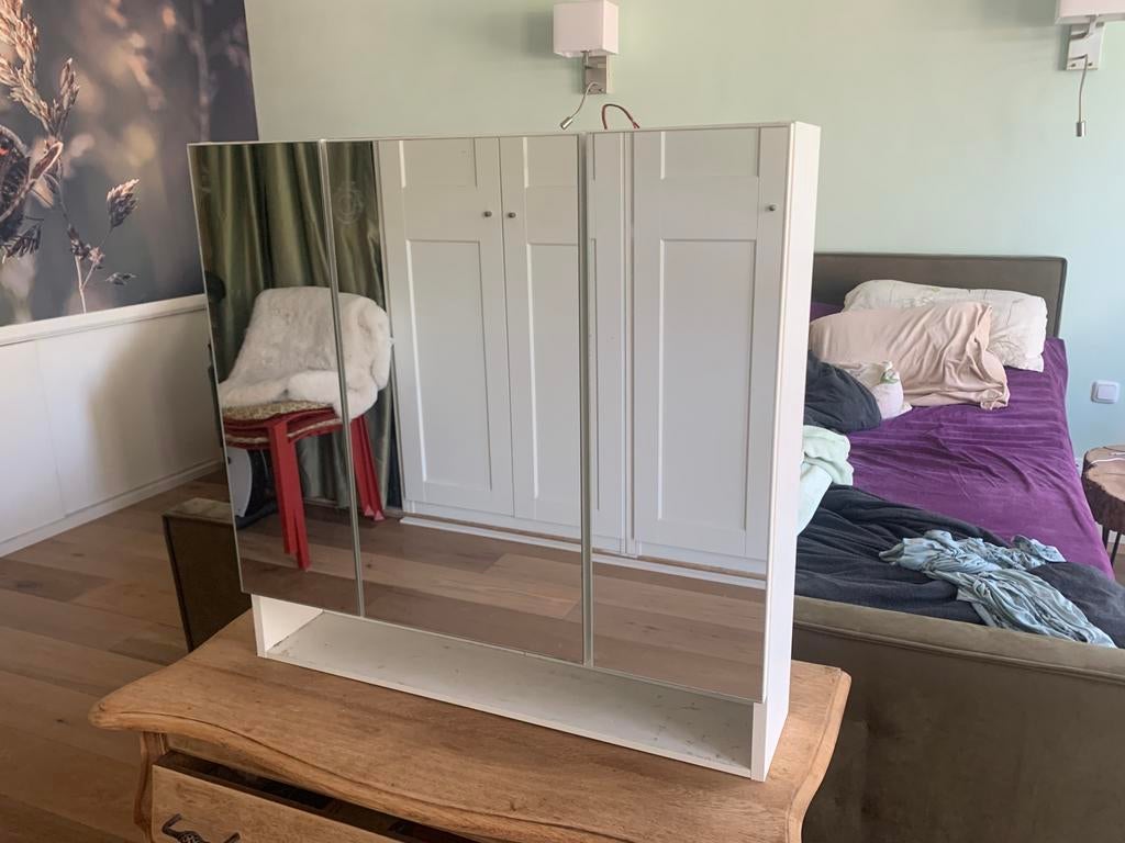 Lidl medicijn toilet spiegelkast, Antiek en Kunst, Ophalen, Rechthoekig