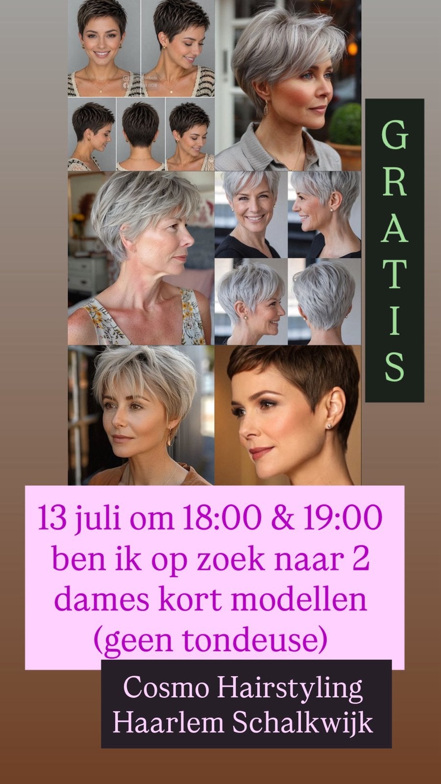 Dames kort knippen, Vacatures, Vacatures | Modellen, Overige niveaus, Starter, Overige vormen