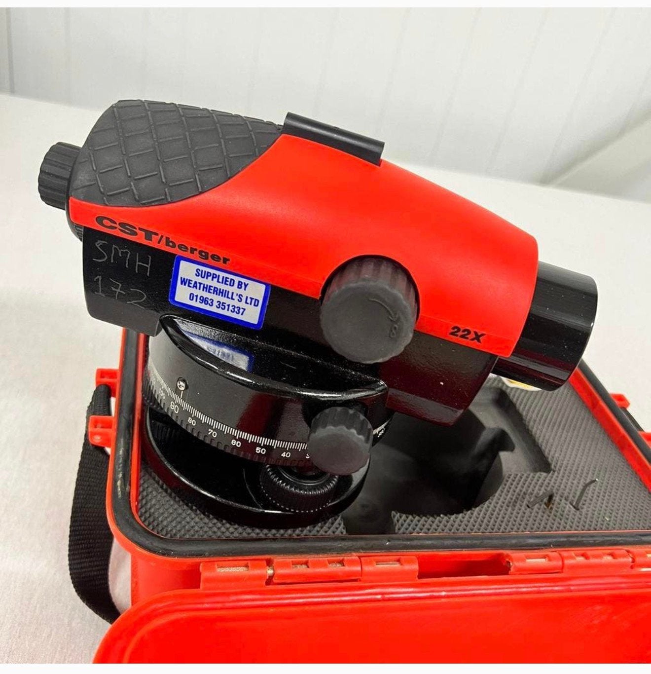 CST-Berger Automatic auto Level 22x PAL Roterende laser set, Ophalen of Verzenden, Zo goed als nieuw, H, H