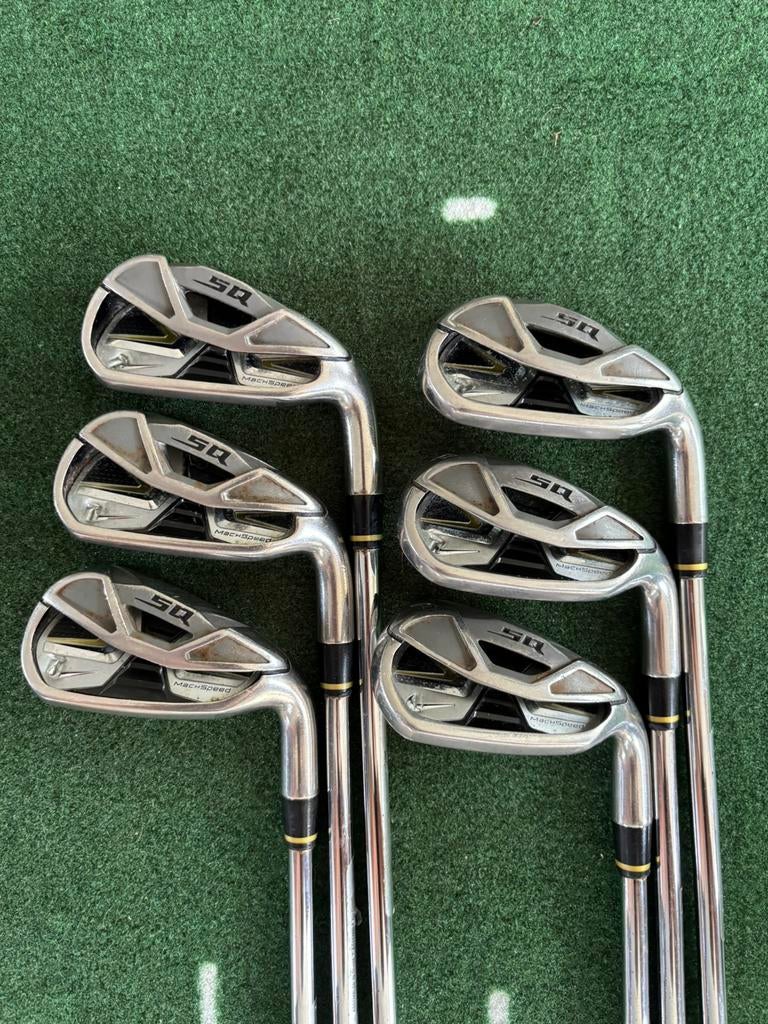 Nike SQ Machspeed Ijzerset | 6,7,8,9,PW,AW | Stiff Flex, Sport en Fitness, Golf, Set, Ophalen of Verzenden, Zo goed als nieuw