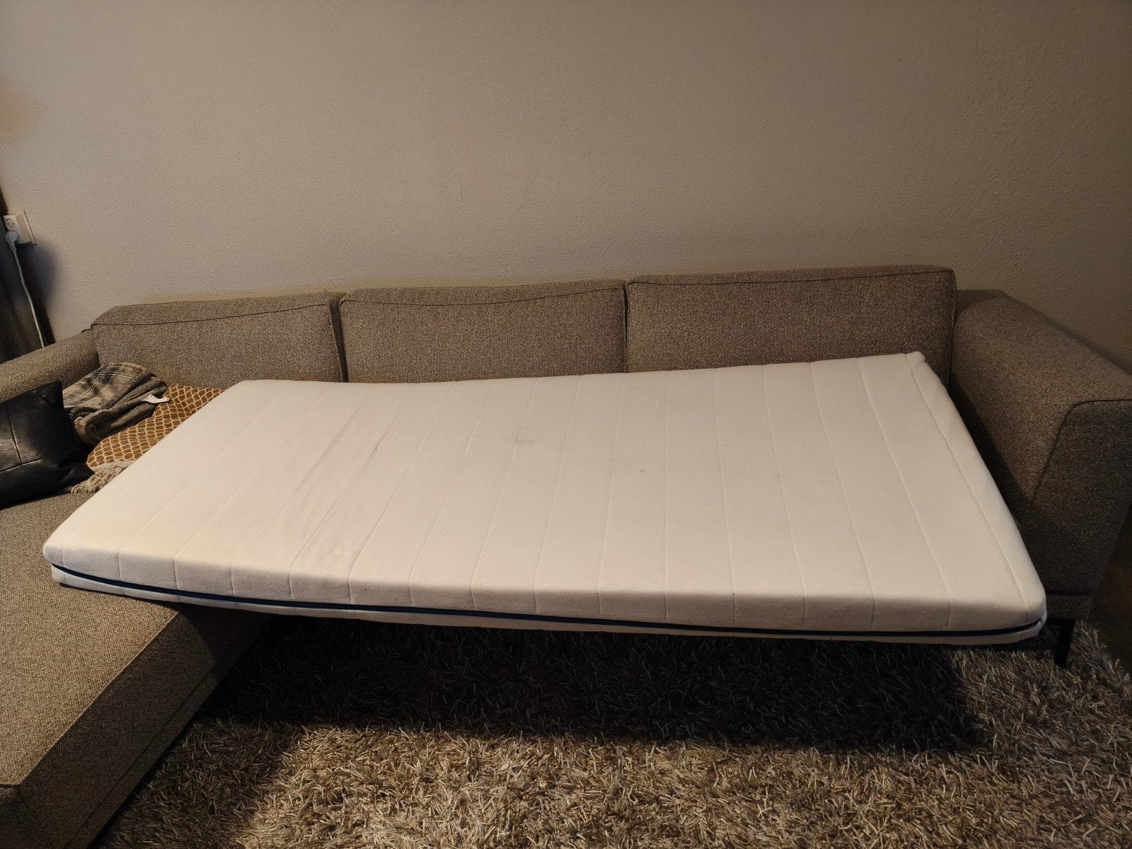 IKEA 12 cm schuimmatras 90x200, Huis en Inrichting, Ophalen, Gebruikt, 90 cm, Eenpersoons