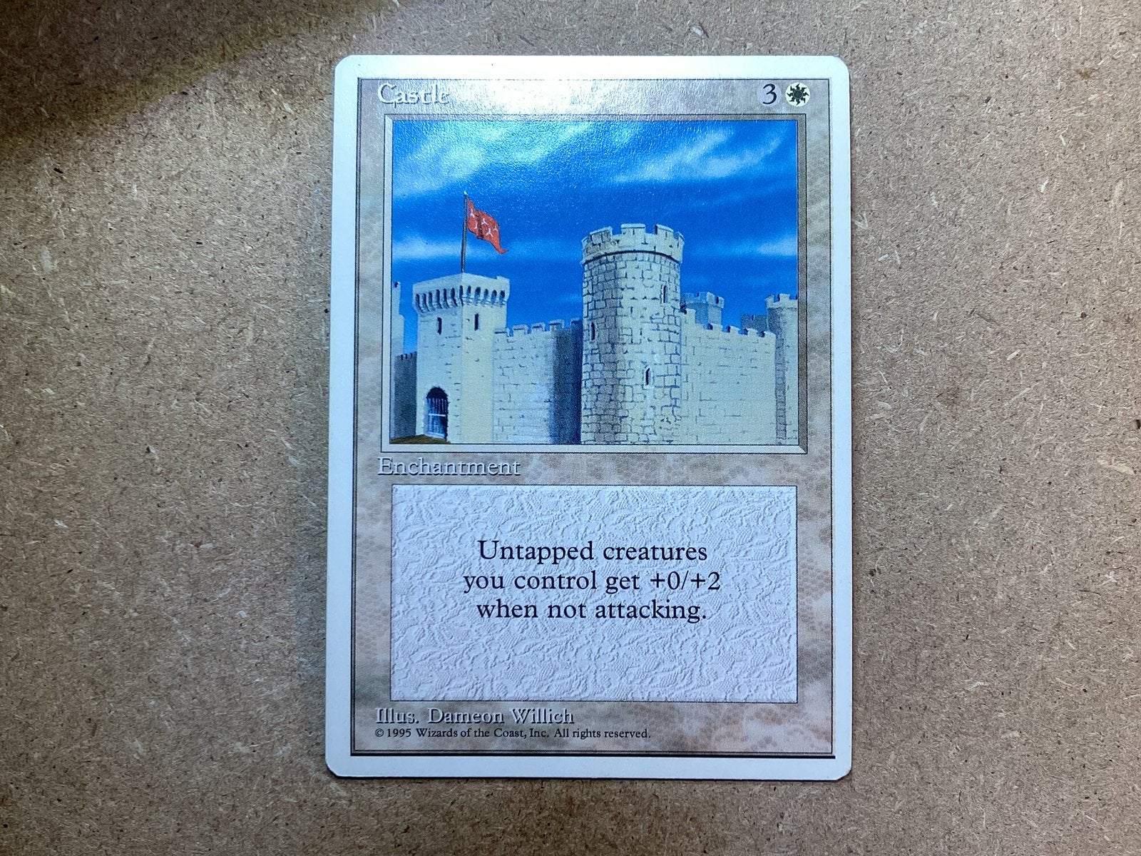 1x Castle (Excellent), Ophalen of Verzenden, Zo goed als nieuw, Losse kaart