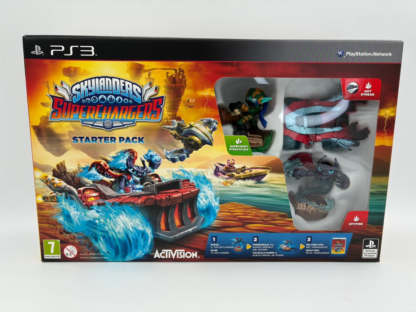 Skylanders Superchargers ps3 starterpack inbox, Avontuur en Actie, Verzenden, W, 2 spelers