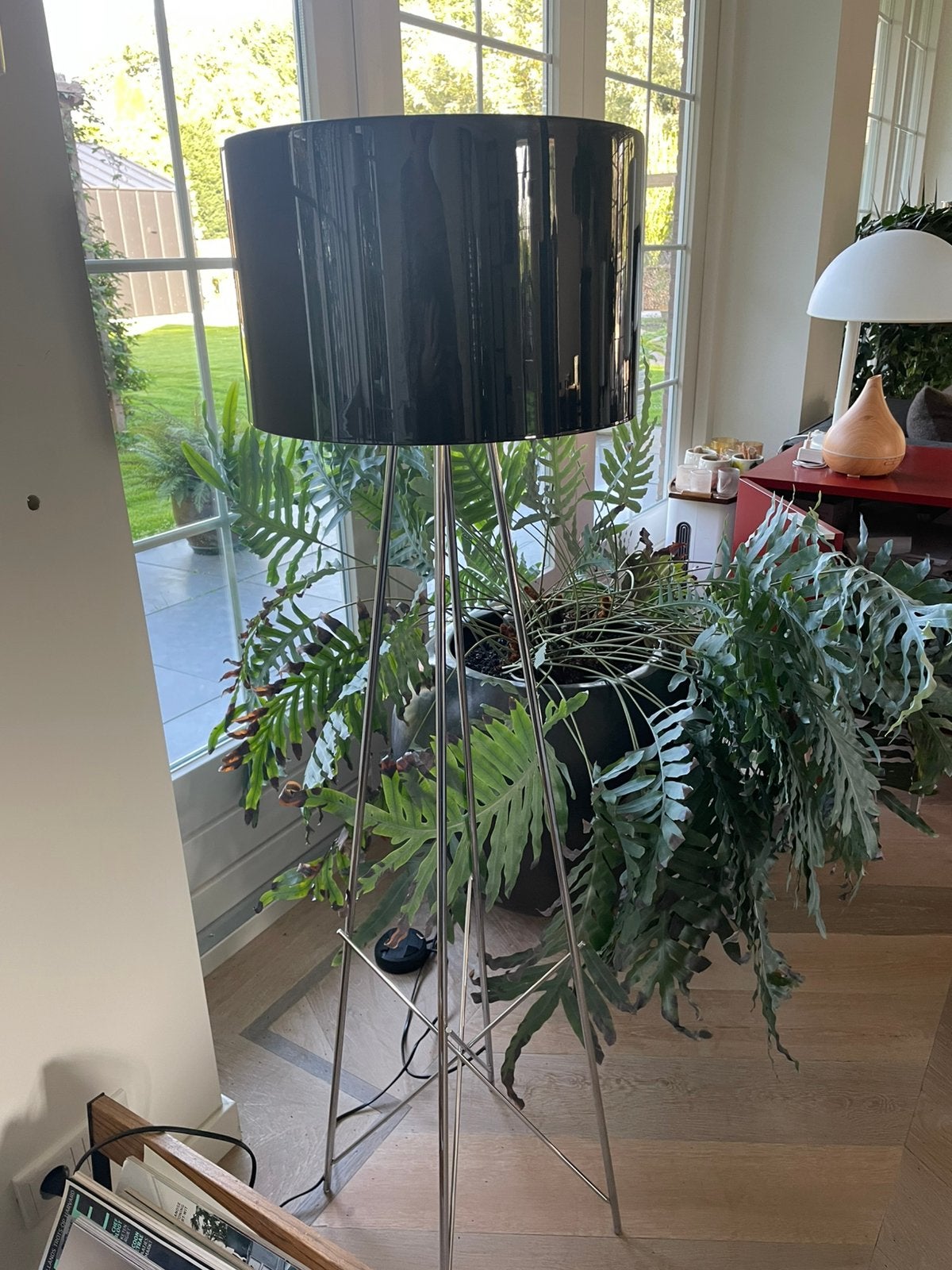 Flos Ray 1. Vloerlamp, Ophalen, Gebruikt, Metaal, Modern