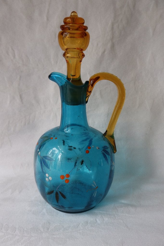 Antiek Boheems George Sand karaf c 1900, Ophalen of Verzenden