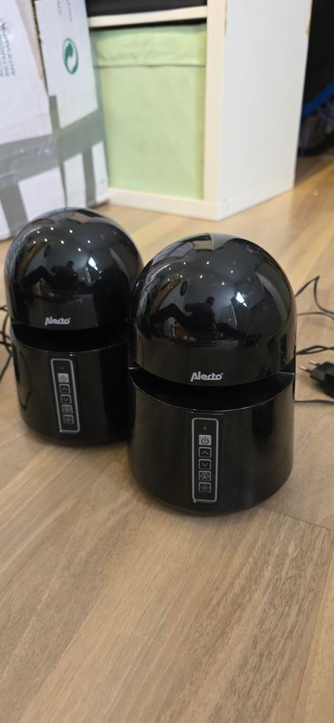 Alecto Draadloze Speakers - Zwart, Audio, Tv en Foto, Luidsprekers, Gebruikt, Minder dan 60 watt, Front, Rear of Stereo speakers